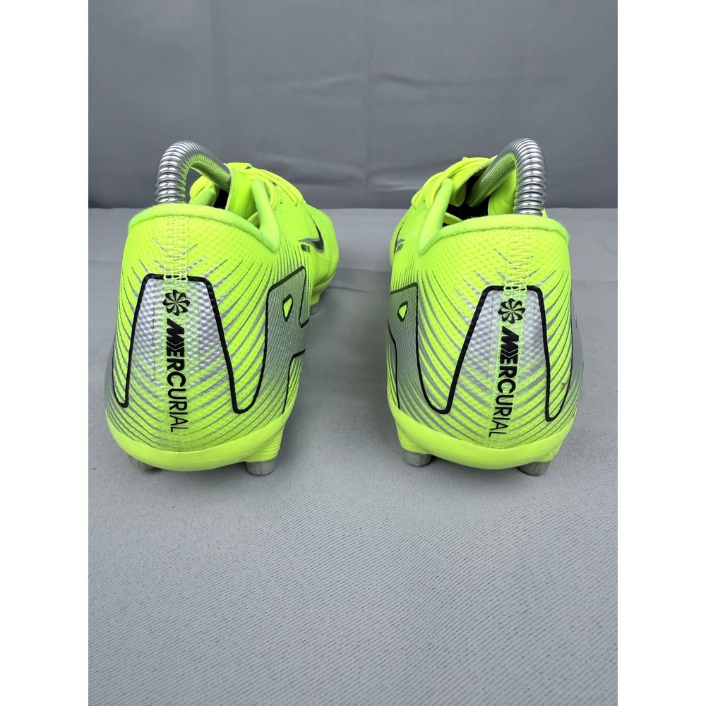 Nike Mercurial Air Zoom Soccer Cleats Volt Black Silver FQ8374-700 Mens 8.5 - Picture 6 of 8